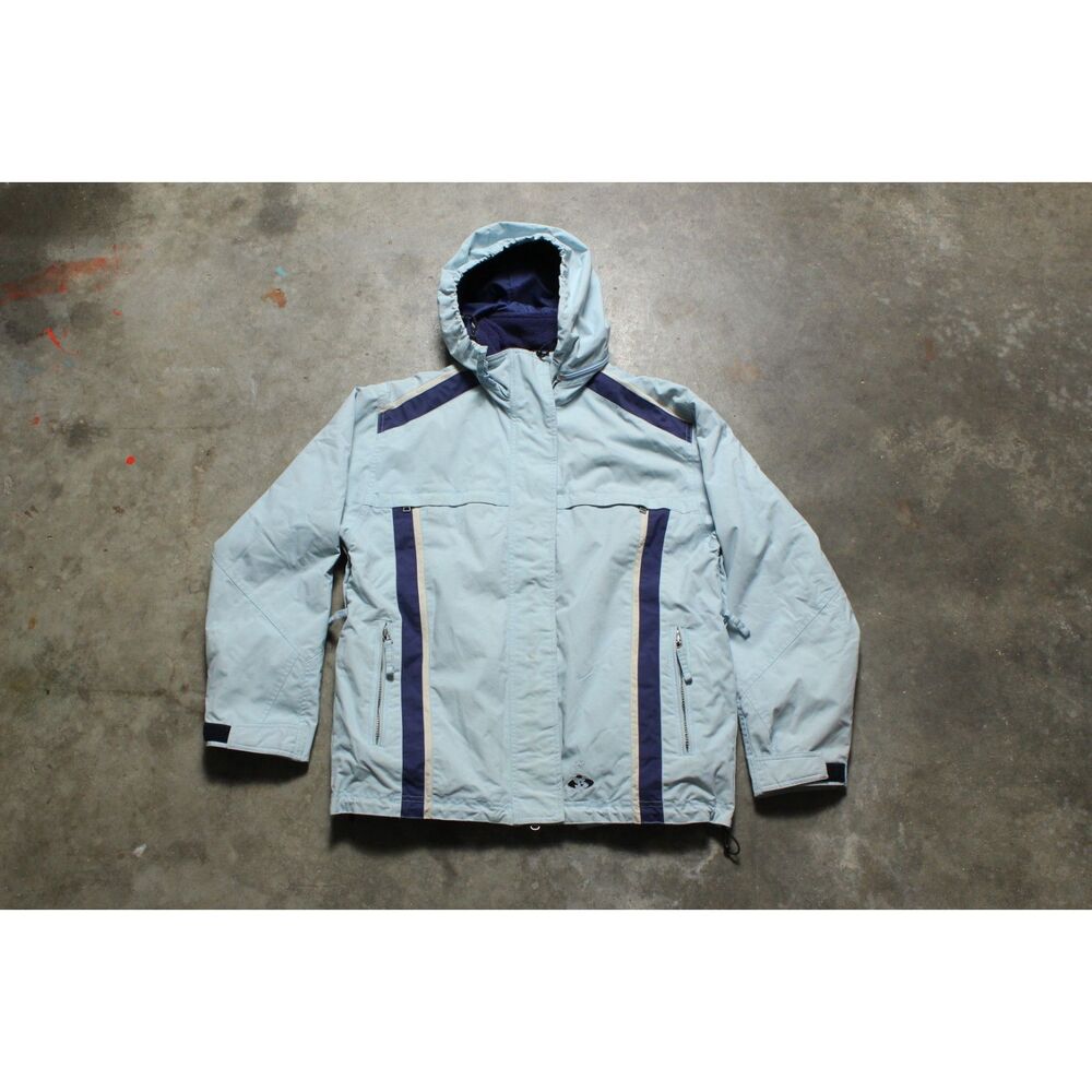 Vintage 1990's Bombshell Water Proof Distressed Ski Coat - Medium